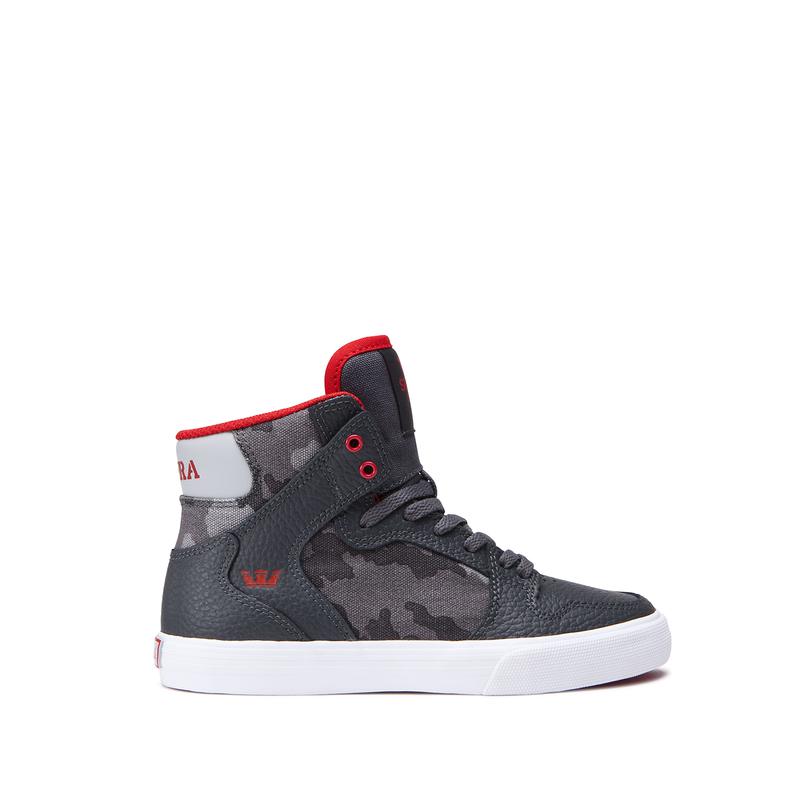 Supra VAIDER Sneaker High Kinder Grau / Camouflage Kaufen ZOEGF4083